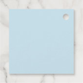 Een klein boekje! Halloween Baby shower Boy Schatt Bedankjes Labels (Achterkant)