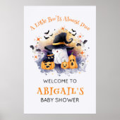 Een klein boekje is bijna een welkom teken poster (Voorkant)