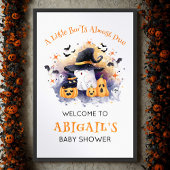 Een klein boekje is bijna een welkom teken poster