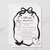 Een klein boekje is bijna het gevolg van Bow baby  Kaart (Voorkant)