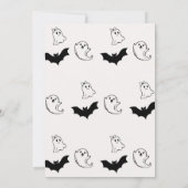 Een klein boekje is bijna het gevolg van Bow baby  Kaart (Achterkant)