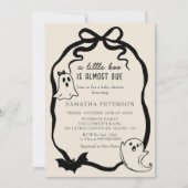 Een klein boekje is bijna het gevolg van Bow baby Kaart (Voorkant)