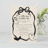 Een klein boekje is bijna het gevolg van Bow baby Kaart (Staand voorkant)