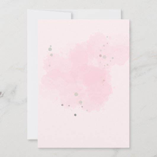 Een klein boekje is bijna het gevolg van het baby  kaart (Achterkant)