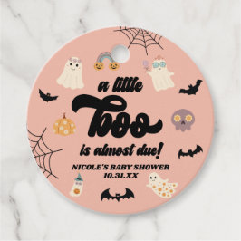 Een klein boekje is bijna klaar! Halloween-Baby sh Bedankjes Labels