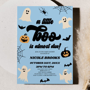 Een klein boekje is bijna klaar! Halloween-Baby sh Kaart