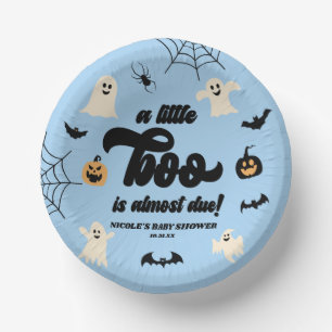 Een klein boekje is bijna klaar! Halloween-Baby sh Papieren Kommen