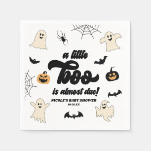 Een klein boekje is bijna klaar! Halloween-Baby sh Servet