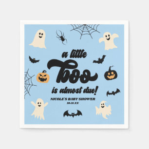 Een klein boekje is bijna klaar! Halloween-Baby sh Servet