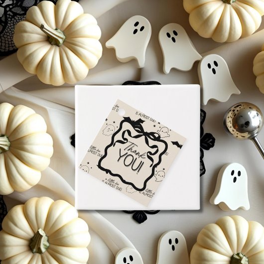 Een klein boekje is bijna te danken bedankjes labels