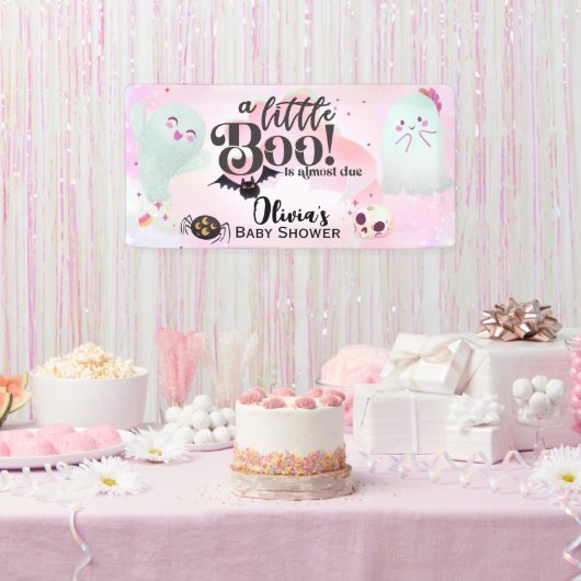 Een klein boekje is bijna te verwachten spandoek (Feest)