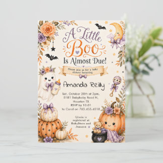 Een Klein Boekje Is Hét Halloween Baby Shower Gesc Kaart