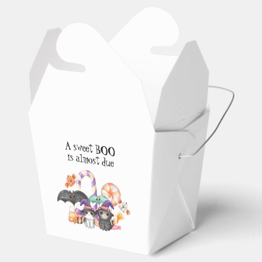 Een klein BOO-Baby shower Bedankdoosjes (Geopend)