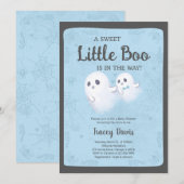 Een klein Boo-Baby shower Kaart (Voorkant / Achterkant)