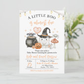 Een klein Boo-Baby shower Kaart (Staand voorkant)