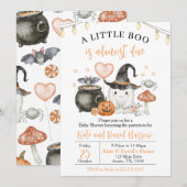 Een klein Boo-Baby shower Kaart (Voorkant / Achterkant)