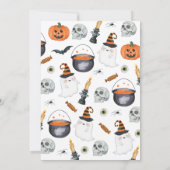 Een klein Boo-Baby shower Kaart (Achterkant)