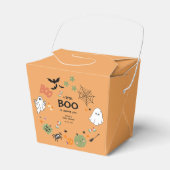 Een klein Boo Cute Ghost Halloween Baby shower Bedankdoosjes (Voorkant Zijde)