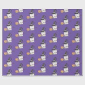 Een klein Boo Cute Ghost Halloween Baby shower Cadeaupapier (Vlak)