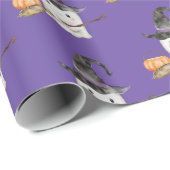 Een klein Boo Cute Ghost Halloween Baby shower Cadeaupapier (Rol Hoek)