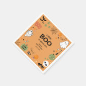 Een klein Boo Cute Ghost Halloween Baby shower Servet (Hoek)