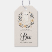 Een klein Boo Geest Halloween Baby Shower Bedankt Cadeaulabel (Voorkant)