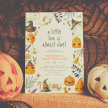 Een klein Boo Ghost- en Pumpkin Halloween-Baby sho