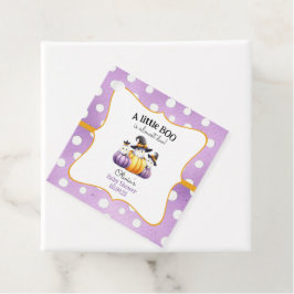 Een klein Boo Ghost Halloween Baby shower Bedankjes Labels