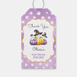 Een klein Boo Ghost Halloween Baby shower Cadeaulabel