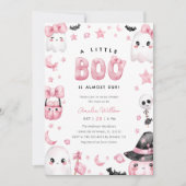 Een klein Boo Ghost Halloween Baby shower Kaart (Voorkant)