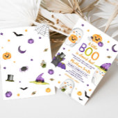 Een klein Boo Ghost Halloween Baby shower Kaart