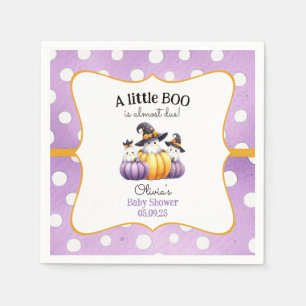 Een klein Boo Ghost Halloween Baby shower Servet