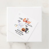 Een klein Boo Halloween Baby shower Bedankjes Labels (In situ)