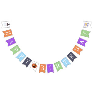 Een klein Boo Halloween Baby shower dat vlaggen bu Vlaggetjes