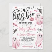 Een klein Boo Halloween Baby shower Kaart (Voorkant)