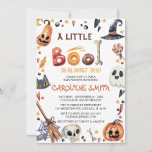 Een klein Boo Halloween Baby shower