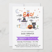 Een klein Boo Halloween Baby shower Kaart (Voorkant)