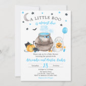 Een klein Boo Halloween Baby shower Kaart (Voorkant)