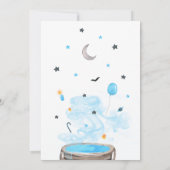 Een klein Boo Halloween Baby shower Kaart (Achterkant)