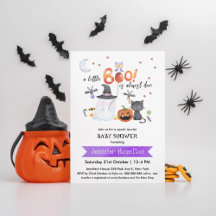 Een klein Boo Halloween Baby shower