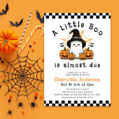 Een klein Boo Halloween Baby shower Kaart