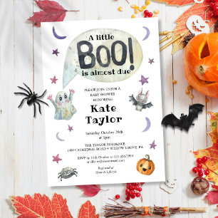 Een klein Boo Halloween Baby shower Kaart