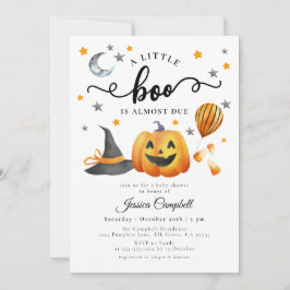 Een klein Boo Halloween Baby shower Kaart