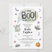 Een klein Boo Halloween Baby shower Kaart (Voorkant)