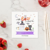 Een klein Boo Halloween Baby shower Napkins Servet (Insitu)