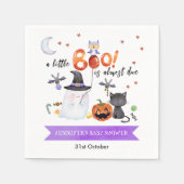 Een klein Boo Halloween Baby shower Napkins Servet (Voorkant)