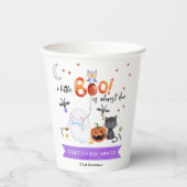 Een klein Boo Halloween Baby shower Papieren Bekers (Voorkant)