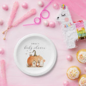 Een klein Boo Halloween Baby shower Papieren Bordje (Feest)