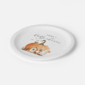 Een klein Boo Halloween Baby shower Papieren Bordje (Gekanteld)