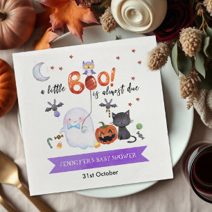 Een klein Boo Halloween Baby shower Servet